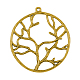 Alloy Metal Tree of Life Pendants(PALLOY-20320-AG-RS)-1
