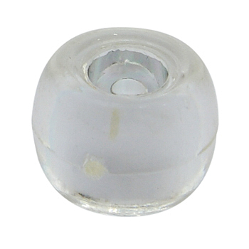 Acrylic European Beads, Large Hole Beads, Barrel, Clear, 6.5x9mm, Hole: 4mm, about 1700pcs/500g