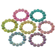 Opaque Acrylic Beads, AB Color, Rondelle, Mixed Color, 14.5mm in diameter, 3mm thick, hole: 9mm, about 2500pcs/500g(PCA184Y)