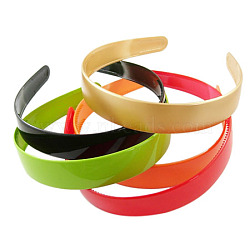 Plain Plastic Hair Band Findings, with Teeth, Mixed Color, 16~25mm wide
(PJH097Y)