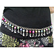 40 inch Chain Belt With Acrylic & Glass Pearl Beads 10~12mm(PJW007)-1