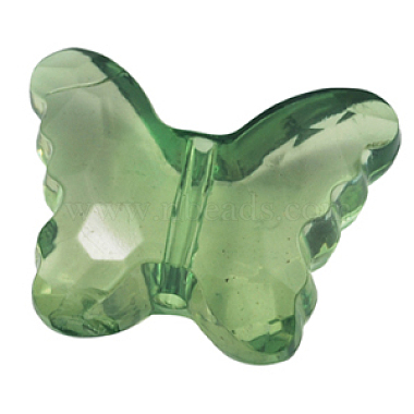 22mm SeaGreen Butterfly Acrylic Beads