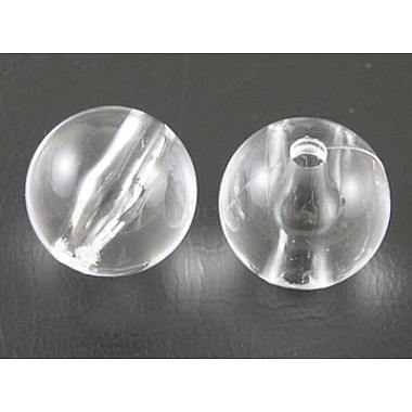 8mm Clear Round Acrylic Beads