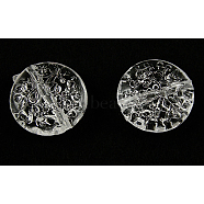 Transparent Acrylic Beads, Flat Round, Clear, about 15mm in diameter, 5.5mm thick, hole: 1.5mm, about 690pcs/500g(PL691-1)