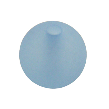 Round Transparent Acrylic Beads, Frosted, Sky Blue, 10mm, Hole: 2mm, about 880pcs/500g