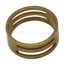 Brass Rings, Assistant Tool, for Buckling, Open and Close Jump Rings, Antique Bronze, 7x18x1mm(PT-S036)