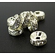 Iron Rhinestone Spacer Beads(RB-A010-6MM-N)-1