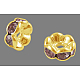 Brass Rhinestone Spacer Beads(RB-A014-L6mm-27G-NF)-1