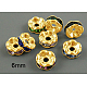 Brass Rhinestone Spacer Beads(RB-A014-L6mm-G-NF)-1