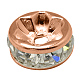 Brass Rhinestone Spacer Beads(RB-A014-Z7mm-01RG-NF)-1