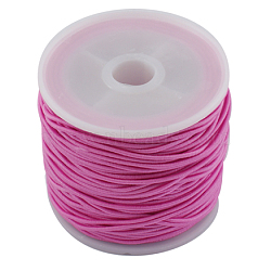 Elastic Cord, Hot Pink, 1mm, about 22.96 yards(21m)/roll(RB1.0mm-11)
