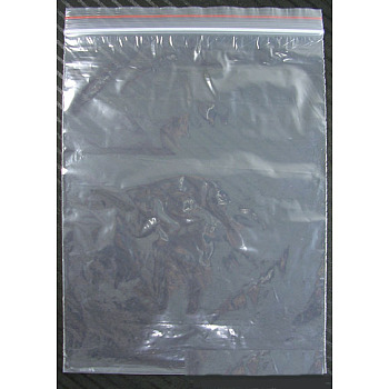 Plastic Zip Lock Bags, Resealable Packaging Bags, Top Seal, Self Seal Bag, Rectangle, Clear, 30x20cm, Unilateral Thickness: 1.2 Mil(0.03mm)