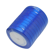 Satin Ribbon, Blue, 25yards/roll(22.86m/roll), 10rolls/group, 250yards/group(228.6m/group)(RC10mmY040)
