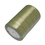 Valentines Day Gifts Boxes Packages Single Face Satin Ribbon, Polyester Ribbon, Olive Drab, 1-1/2 inch(37mm)(RC37MMY-052)