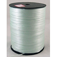 Double Face Satin Ribbon, Polyester Ribbon, Aqua, 1/8 inch(3mm) wide, about 880yards/roll(804.672m/roll)(RC3mmY013)