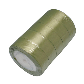 Valentines Day Gifts Boxes Packages Single Face Satin Ribbon, Polyester Ribbon, Olive Drab, 1-1/2 inch(37mm)