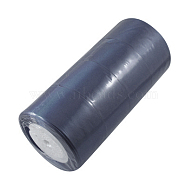 Single Face Satin Ribbon, Polyester Ribbon, Steel Blue, 2 inch(50mm), about 25yards/roll(22.86m/roll), 100yards/group(91.44m/group), 4rolls/group(RC50MMY-038)