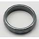 Non-Magnetic Synthetic Hematite Wide Band Rings(RJEW-A026-2)-1
