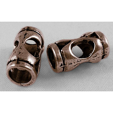 Red Copper Column Alloy Beads