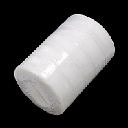 Sheer Organza Ribbon, Wide Ribbon for Wedding Decorative, White, 1 inch(25mm), 250Yards(228.6m)(RS25mmY001)