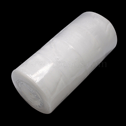 Sheer Organza Ribbon, Wide Ribbon for Wedding Decorative, White, 2 inch(50mm), 50yards/roll(45.72m/roll), 4 rolls/group, 200 yards/group(182.88m/group)(RS50MMY-001)