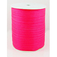 Organza Ribbon, Deep Pink, 1/4 inch(6mm), 500yards/Roll(457.2m/Roll)(RS6mmY014)