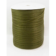 Organza Ribbon, Olive, 1/4 inch(6mm), 500yards/Roll(457.2m/Roll)(RS6mmY067)