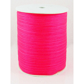 Organza Ribbon, Deep Pink, 1/4 inch(6mm), 500yards/Roll(457.2m/Roll)