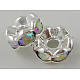 Brass Rhinestone Spacer Beads(RSB029NF-02)-1