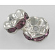 Brass Rhinestone Spacer Beads(RSB030NF-16)-1