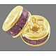 Brass Grade A Rhinestone Spacer Beads(RSB034NF-07G)-1
