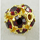 Brass Rhinestone Beads(RSB10C05)-1