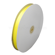 Grosgrain Ribbon, Yellow, 1/4 inch(6mm), about 100yards/roll(91.44m/roll)(RW6mmY015)