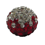 Austrian Crystal Beads, Pave Ball Beads, with Polymer Clay inside, Round, about 10mm in diameter, hole: 1mm(SFR10MMC003)