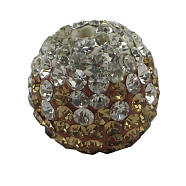Austrian Crystal Beads, Pave Ball Beads, with Polymer Clay inside, Round, about 10mm in diameter, hole: 1mm(SFR10MMC005)