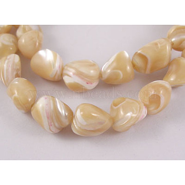 6mm Goldenrod Others Freshwater Shell Beads