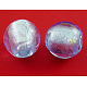 Perles en verre d'argent feuille manuelles(SLR12MM04Y)-1