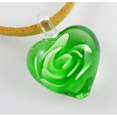 Ideas for Valentines Day for Her Romantic Handmade Lampwork Pendants(D068MY)-2