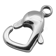 304 Stainless Steel Lobster Claw Clasps, 8.5x15mm(STAS-H002)