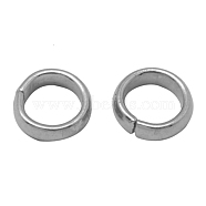201 Stainless Steel Quick Link Connectors, Linking Rings, Round, Size: about 5~6mm in diameter, about 1~2mm inner diameter, 2mm thick, hole: 4mm(STAS-Q014-1)