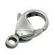 316 Surgical Stainless Steel Lobster Claw Clasps(STAS-316-FL10A)-1