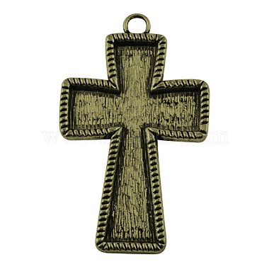 Antique Bronze Cross Alloy Pendants