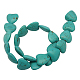 perles howlite synth&eacute;tiques(TURQ-11X12-12)-2