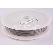 Tiger Tail Wire, Nylon-coated Stainless Steel, Original Color(Raw), Raw, 0.38mm, 70m/roll(TWIR-70R0.38MM-1)