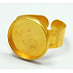 Cuff Brass Ring Shanks(UNKW-C2902-G)-1