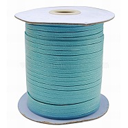 Korean Waxed Polyester Cord, Sky Blue, 4mm, about 93yards/roll(YC-R327-3)