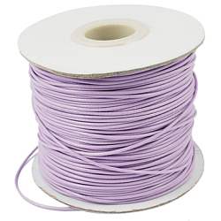 Waxed Polyester Cord, Bead Cord, Plum, 0.5mm, about 169.51~174.98 Yards(155~160m)/Roll(YC-0.5mm-132)