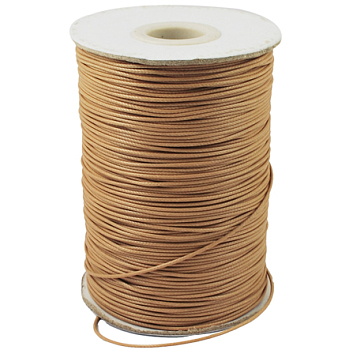 Waxed Polyester Cord, Bead Cord, Peru, 0.5mm, about 169.51~174.98 Yards(155~160m)/Roll