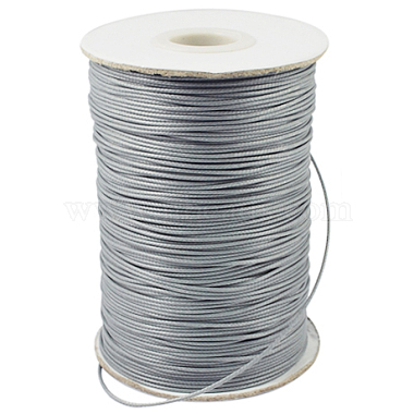 0.5mm LightGrey Waxed Polyester Cord Thread & Cord