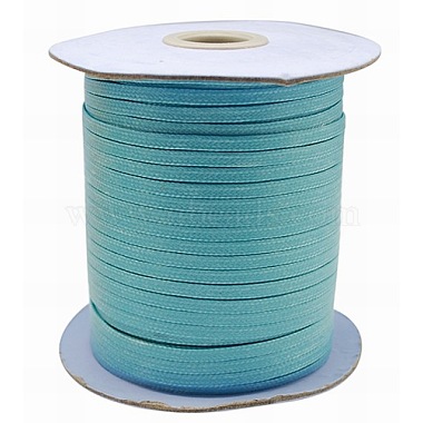 4mm Sky Blue Waxed Polyester Cord Thread & Cord